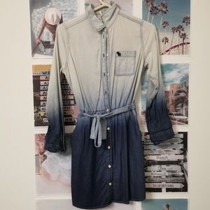 *NWOT* A&F Kids Ombre Chambray Dress